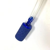 Pierre à air écologique en sable de silice bleu HAOHAI pour aquarium, 30mm*70, forme irrégulière, accessoires pour pompe à air hydroponique, boîte