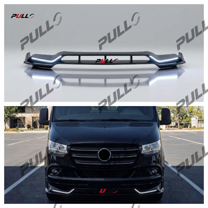Kit Carrozzeria Auto, Spoiler Paraurti Anteriore con Striscia LED per Mercedes Benz <span class=keywords><strong>Sprinter</strong></span> <span class=keywords><strong>W907</strong></span> 2019-2025, Accessori Styling Auto - Product Image 1