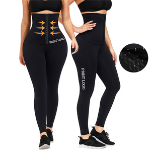 Vendita calda HEXIN all'ingrosso Logo personalizzato a compressione ganci regolabili per pancia Trimmer 2 in 1 girovita <span class=keywords><strong>corsetto</strong></span> Leggings - Product Image 1