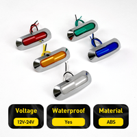 Feux de position latéraux à 4 LED ambre, rouge et blanc pour camions, usage intensif, 12V/24V/10-30V, ampoule LED automobile