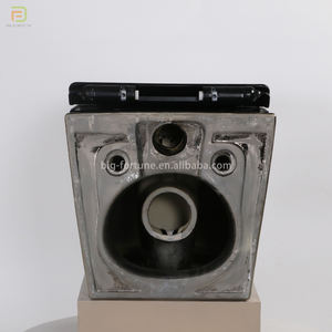 Toilette murale de grande taille suspendue sans bords, salle de bains, de luxe, en céramique, couleur noire, or, nouvelle collection - Product Image 6