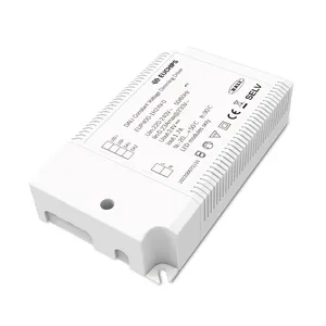 Controlador LED regulable DALI 12V 24V corriente constante 40W 320W voltaje amplio blanco con certificación CE voltaje de salida de 24V CC