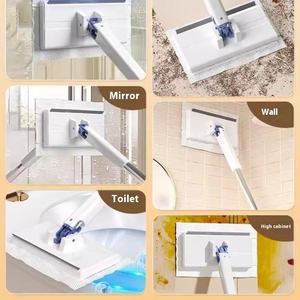 Recién llegado, toallitas húmedas reutilizables reemplazables, toalla manos libres, cambio de papel automático, fregonas de pared plana, fregona de limpieza de suelo - Product Image 4