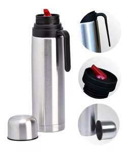 Termo <span class=keywords><strong>de</strong></span> Acero Inoxidable <span class=keywords><strong>de</strong></span> 1 Litro con Asa y Tapón para Mate, Botella Térmica <span class=keywords><strong>Argentina</strong></span> - Product Image 3