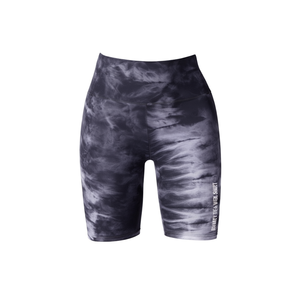 Shorts Deportivos de Cintura Alta con Tie-Dye para Mujer, Hechos de Spandex para Yoga y Fitness, Ropa Deportiva Ajustada con Cintura Elástica, Elegante - Product Image 1