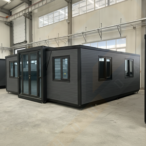 格安卸売価格 20フィート/40フィートコンテナハウス 拡張可能なモジュール式モバイルホーム プレハブカプセルルーム - Product Image 3
