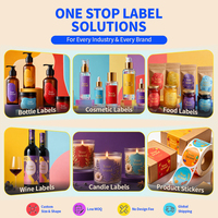 Stiker Label Cincin Cerutu Holografik Kustom, Label Emas Matte Perekat Sendiri, Grosir Label Cincin Cerutu Desain Kustom