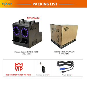 Machine à <span class=keywords><strong>effet</strong></span> de scène pour mariage DMX512 Smoke Bubble 2000w Bubble Fog Machine avec télécommande pour fête sur scène - Product Image 3