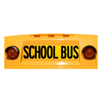 Autocollant réfléchissant de signe d'autobus scolaire auto-adhésif de feuille réfléchissante de catégorie de diamant