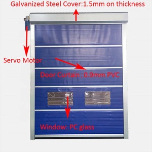 Tốc độ cao màn trập phụ kiện cửa tốc độ cao tấm màn trập cửa tốc độ cao PVC cán màn trập cửa - Product Image 3