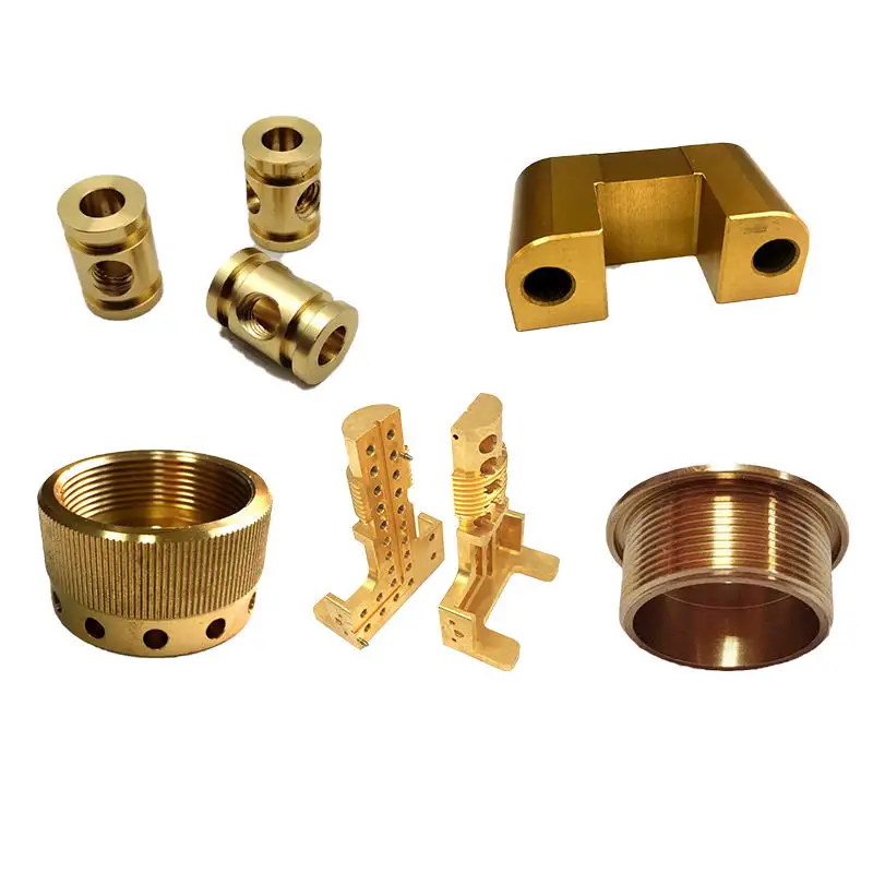 Oem Custom Cnc Machining Parts Manufacturer Brass Copper Parts Cnc Machining Services Cnc Turning Mill Brass Parts