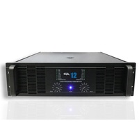 Amplificateur de puissance professionnel CA12 9K Watts avec boîtier métallique pour spectacles sur scène, concerts, conférences, karaoké et soirées