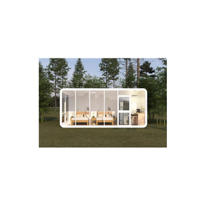 Tornado Proof Fertighaus Fertighäuser Suihe 13 Fuß Apfel kabine Show Piss Home Smart Home Pods Kioks Shop Gigant House - Product Image 1