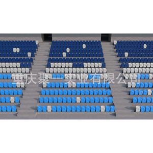 เก้าอี้พับแบบเป่าขึ้นรูปสำหรับสนามกีฬากลางแจ้ง Gathering Wave01 Stadium Seating Hollow Blow Molded Folding Seats - Product Image 5
