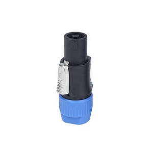Enchufe de altavoz de audio de 4 polos Twist Lock Speakon Conector macho Contacto de cobre Carcasa ABS - Product Image 2