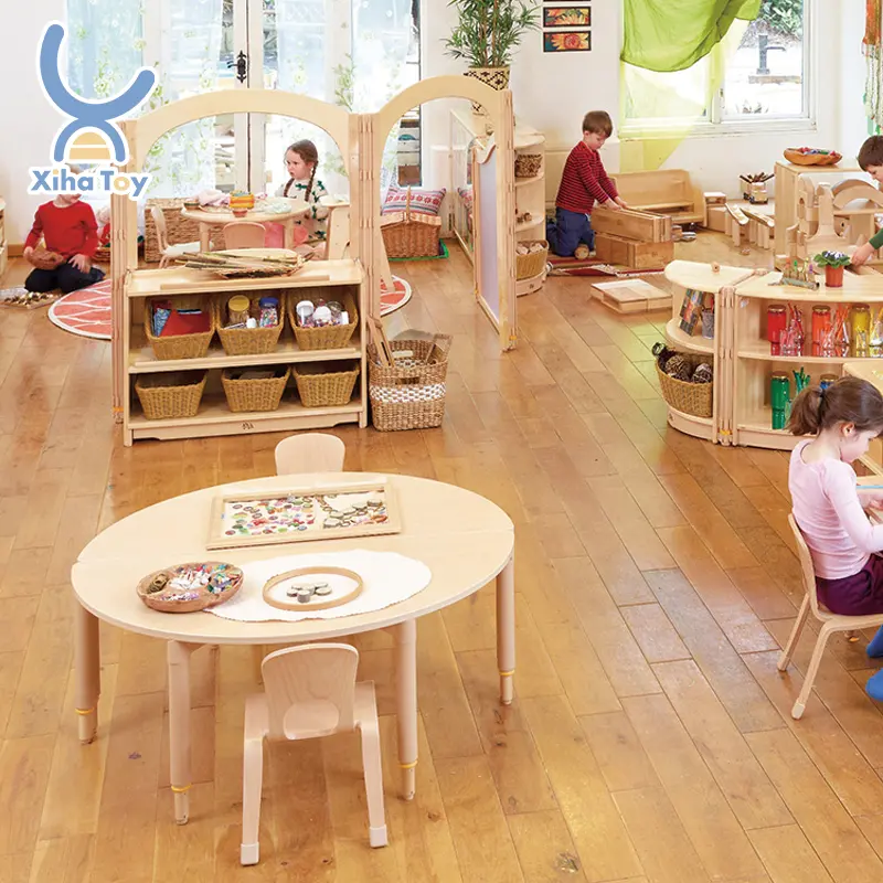 Montessori anaokulu okul mobilyaları okul öncesi Creche mobilya çocuk yuvası mobilyası yorumlar Daycare Naping odası beşik alanı