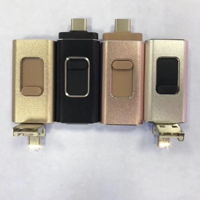 128gb 256gb 4 in 1 for iphone Otg Usb Flash Drive Type C,4 in 1 Otg Usb Flash Drive Usb 3.0 for Iphone 512gb 1tb 2tb,