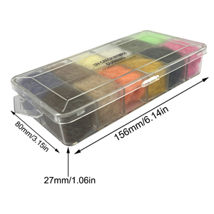 Matériel de pêche à la mouche, nymphes tchèques, doublure UV, pour la pêche en lac et en rivière - Collection de 12 couleurs, importé, fait à la main - Product Image 4