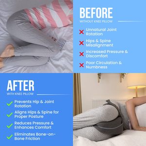 Grosir bantal kaki lutut busa memori berbentuk hati cinta bantal pelurusan kaki kustom bantal penopang kaki ergonomis pereda nyeri - Product Image 4