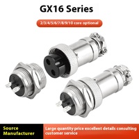 Aviation GX16 GX16-2/3/4/5/6/7/8/9/10 connecteur de noyau écrou arrière hexagonal autres connecteurs produit
