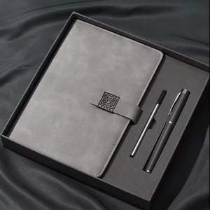Wholesale Full Customize Corporate Business Diary Pen Gift Set Luxury Pu Leather Hardcover Paper A5 Journal <b>Planner</b> Notebook - Product Image 5