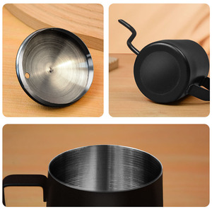 Gooseneck Kettle Pour Over Coffee Maker Stainless Steel <b>Long</b> Spout Coffee Utensils Gift Set - Product Image 5