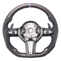 Volante Deportivo Personalizado con Detalles en Rojo Carbono Seco para BMW F11 M6 F06 F13 F02 F03 F07 F18 F12 F07 F90 F91 F92