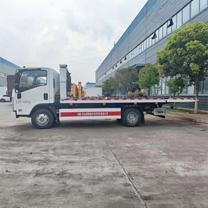 Isuzu Wrecker <b>Truck</b> One Piece <b>Flatbed</b> 4 Ton Capacity EURO 4 Emission with One Tow Two System - Product Image 3