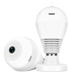 กล้องวงจรปิด1080จุด Full HD เฝ้าระวัง Ip 360องศาการรักษาความปลอดภัยไฟ Led ประเภทที่มีการ์ด Sd <span class=keywords><strong>V380</strong></span>พาโนรามาหลอดไฟกล้อง - Product Image 1