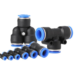 Conector Rápido Neumático de Plástico PBT Personalizable de 4mm, 6mm, 8mm, 10mm, 12mm, 14mm, 16mm para Uso Industrial - Product Image 2
