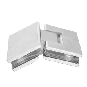 Matériel de <span class=keywords><strong>douche</strong></span> SS304 316 laiton en alliage de zinc carré charnière de <span class=keywords><strong>douche</strong></span> verre à mur à verre pour salle de bain - Product Image 3