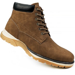 Bottines d'automne et d'hiver en cuir pour <span class=keywords><strong>homme</strong></span>, chaussures en <span class=keywords><strong>Nubuck</strong></span>, montantes et décontractées à la mode, style Martin pour randonnée <span class=keywords><strong>Chelsea</strong></span>, tendance - Product Image 2