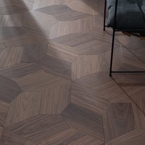 Parquet de Madera Multicapa de Nogal Negro de 14 mm, con Acabado 3D Raspado a Mano, Grado REACH ABC, para Estilo Rústico - Product Image 2