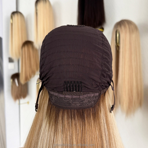 Perruques juives à bande en cheveux européens à cuticules intactes, épaisses et volumineuses, avec nœuds simples, ligne de cheveux naturelle, perruques juives à dentelle frontale - Product Image 5