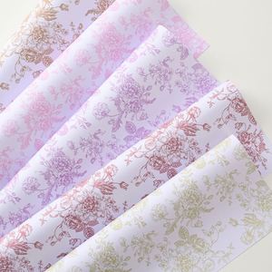 Retro Carnation Flower Waterproof Wrapping <b>Paper</b> Printing Flower <b>Pattern</b> <b>Paper</b> Floral Gift Wrapping <b>Paper</b> Valentines Day - Product Image 3