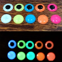 Oben rechts AC051 Luminous Plastic 3d Fisch augen 3D Holo graphic Fishing Oval Pupil Lure Eye