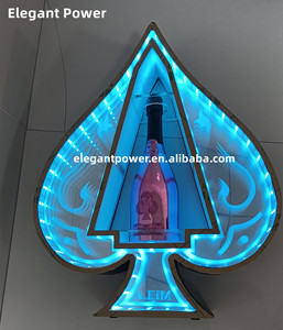 Glorificador de botella con pantalla LED, expositor de botellas, vino, licor, agua, refrescos, acrílico, de pie, presentadores - Product Image 4