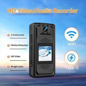 Caméra d'action portable WiFi avec vision nocturne infrarouge et objectif rotatif, enregistreur de <span class=keywords><strong>conduite</strong></span> sportive, caméra corporelle à clip dorsal - Product Image 5