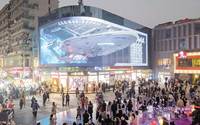 Écran LED mobile flexible interactif de haute qualité pour l'extérieur, solution d'affichage vidéo LED à prix abordable