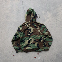 Veste à capuche personnalisée pour homme, color-block, 100% coton, coupe-vent vintage lavé, streetwear, vêtements d'extérieur, OEM ODM