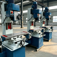 Machine de perçage et de fraisage verticale ZX50C, multifonctionnelle, capacité de perçage de 50 mm, travail des métaux, broche MT4, neuve en stock