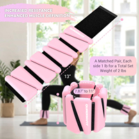 Poids portables en silicone pour la cheville et le poignet Poids ajustables personnalisés Bracelets de fitness pour le yoga et la pilates