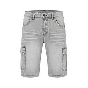 Mens Denim <b>Cargo</b> <b>Shorts</b> Mid Waist Multi Pocket Breathable Quick Dry Casual Summer Wear <b>Lightweight</b> Streetwear Fashion Clothing X - Product Image 4
