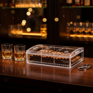 Caja <span class=keywords><strong>de</strong></span> Exhibición Acrílica Transparente <span class=keywords><strong>de</strong></span> Primera Calidad, Estuche <span class=keywords><strong>de</strong></span> Almacenamiento a Prueba <span class=keywords><strong>de</strong></span> Polvo con Tapa Transparente para Exhibición <span class=keywords><strong>de</strong></span> Coleccionables y Figuras - Product Image 3