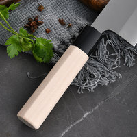 Couteau à sushi et sashimi Meiji en acier inoxydable, manche en bois, 14 pouces, ambidextre