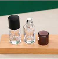Botol Semprot Parfum Silinder Kaca Tebal Grosir 15ml, Sablon, Ukuran Perjalanan, Atomizer Kosong, Botol Sampel Parfum