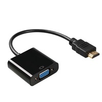 Câble de conversion haute définition HDTV vers VGA avec gaine en PVC pour projecteur et ordinateur, vente en gros d'usine