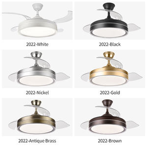 2022 Altavoz de 42 "Ventilador de techo invisible Música ligera con aplicación de control remoto - Product Image 2