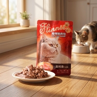 Nouvelle Arrivée - Nourriture Humide pour Chat Flinnie de Qualité Supérieure, Riche en Protéines, Écologique, Sans OGM, Sans Sucre, Faible en Glucides, en Sachet