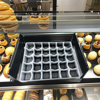 Kemasan Plastik PP Transparan Sekali Pakai 30 Lubang untuk Makanan - Khusus untuk Mooncake, Muffin, Pudding, Mochi